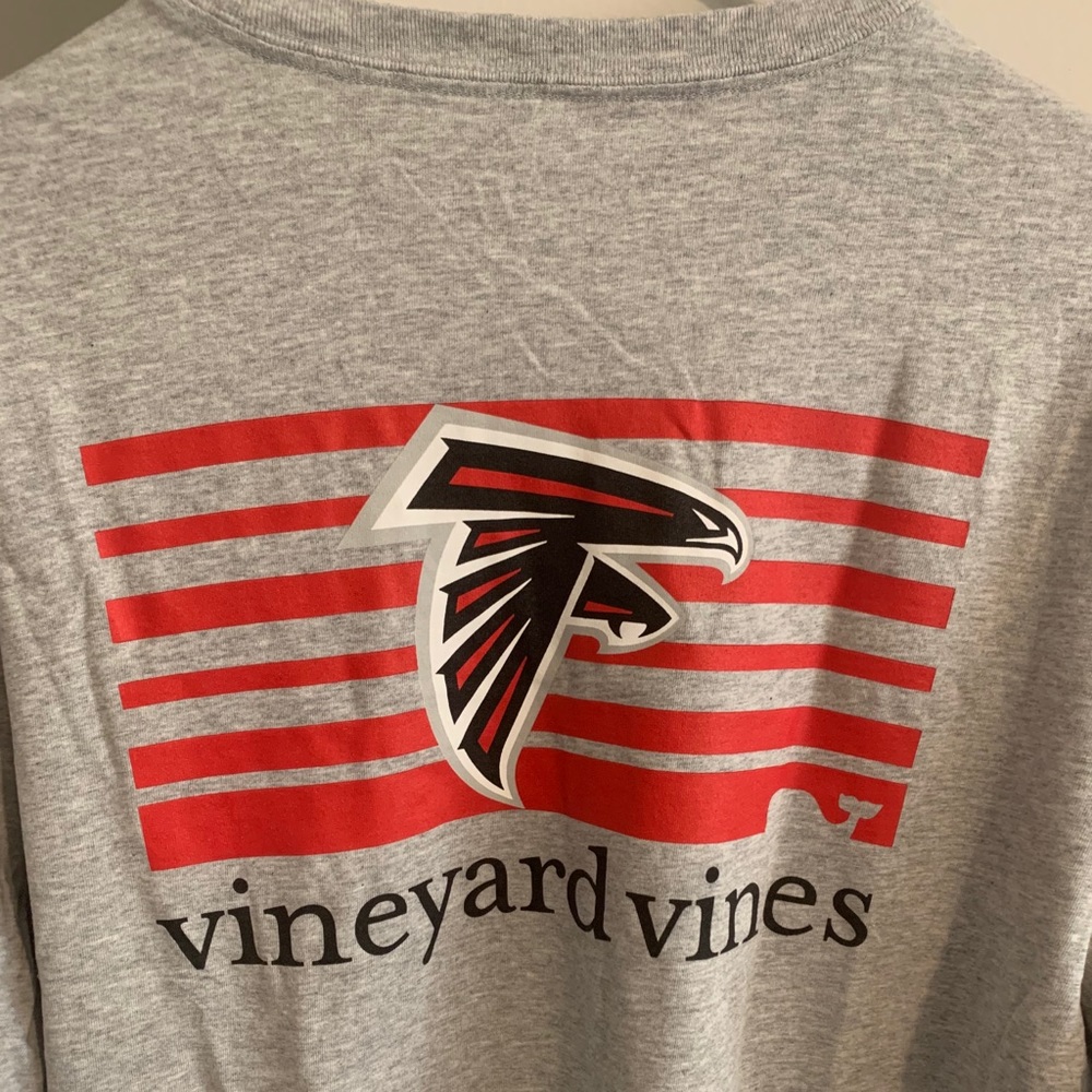 Men’s Vinyard Vines Atlanta Falcons Long Sleeve T
